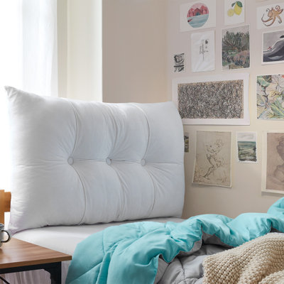 Rainha Plush Tufted Twin XL Dorm Headboard by DormCo