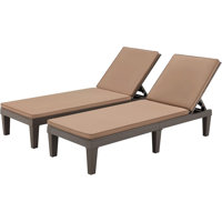 Outdoor Chaise Lounge with Cushions by Latitude Run