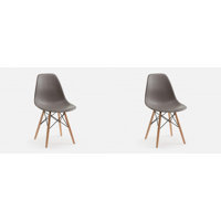 Paris Colored Dining Chair With Natural Wood Legs by Corrigan Studio