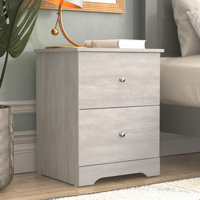 Blaklee Modern 23.7" 2-Drawer Nightstand by Wade Logan