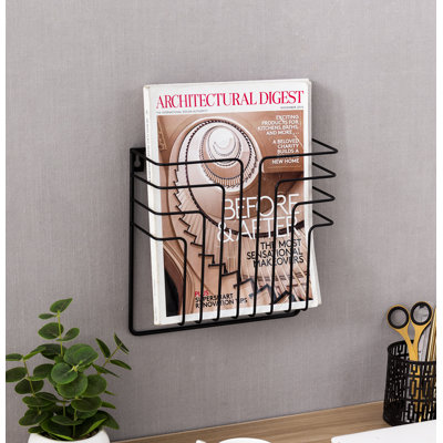 Gailynn Wall Mounted Magazine Rack by Rebrilliant