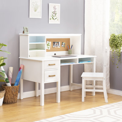 Taiga Writing Desk with Hutch and Chair Set by Guidecraft