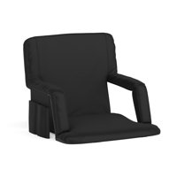 Grasso Reclining Backpack Stadium Chair with Armrests and Storage