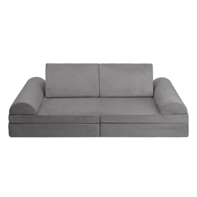 Cressey Kids Suede Club Sofa by Isabelle & Max