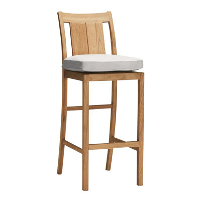 Croquet Outdoor Counter Stool 24 in. by Summer Classics