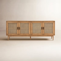 Genie Solid Wood 4 - Door Sideboard by Joss & Main