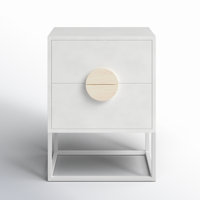 Ciri 2 Drawer Nightstand by Wade Logan