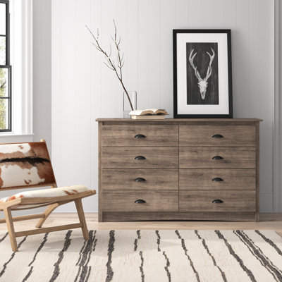 Wahhaj 8-Drawer Dresser, 59" W, Drifted Gray by Ebern Designs