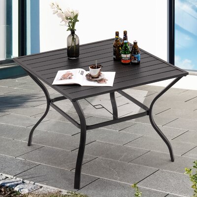 Bhairavi Metal Dining Table by Wade Logan