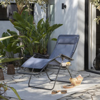 Lafuma Futura XL Zero Gravity Chair - Extra Large Outdoor Folding Recliner & Patio Lounger by HomeRoots