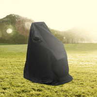 Motorized Wheelchair Dust Cover Waterproof Windproof UV-proof Black by Arlmont & Co.