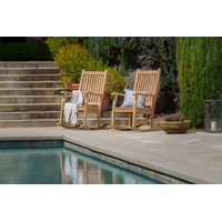 Jakarta Teak Rocking Chair by Tortuga Outdoor