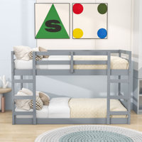 Emirhan Wooden Bunk Bed by Harriet Bee