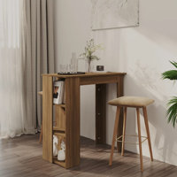 Byrce Manufactured Wood Bar Table by Loon Peak