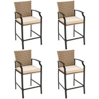 Edwarda 44" Patio Counter Stool with Cushion