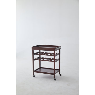 White Wood Kitchen Cart by Red Barrel Studio