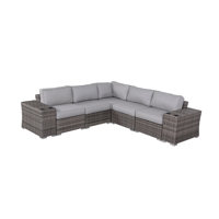 Biles 7-Piece Sectional Seating Group with Cushions