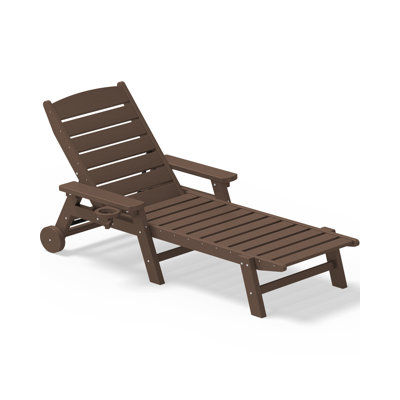 Grzedzinska Reclining Outdoor Lounge Adirondack Chair by Rosecliff Heights