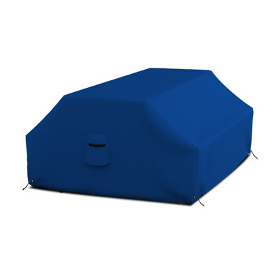 Heavy Duty Outdoor Waterproof Picnic Table Cover,All Weather Protection UVResistant Game Table Cover by Latitude Run
