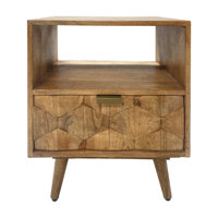 Hannon Semi-Assembled Solid Wood 1-Drawer NIghtstand by Corrigan Studio