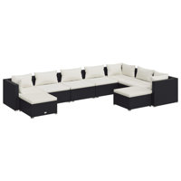 27.6" Wide Square Patio Sectional Set with Cushions by Latitude Run