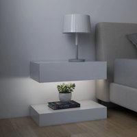 Orren Ellis Bedside Cabinet Sonoma Oak 23.6"X13.8" Chipboard by Orren Ellis