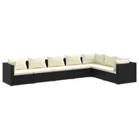 27.6" Wide Rectangle Patio Sectional Set with Cushions by Latitude Run