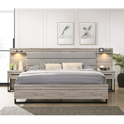 Earvin Upholstered Standard 3 Piece Bedroom Set by Latitude Run