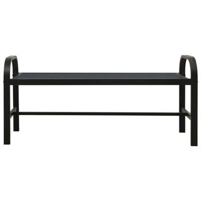 Steel Garden Bench by Red Barrel Studio