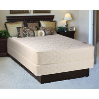 Alwyn Home Call 12" Firm Innerspring Mattress and Bed Frame Box Spring by Alwyn Home