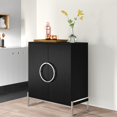 Amilliana Double Door Bar Cabinet by Wade Logan