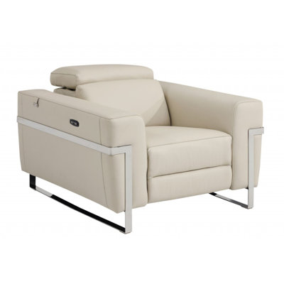 Wiethold Top Grain Italian Leather Power Reclining Chair by Orren Ellis