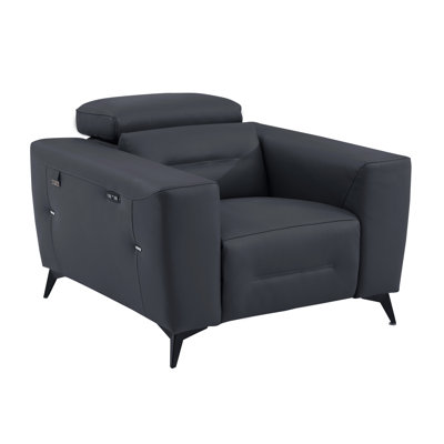 Waad Top Grain Italian Leather Power Reclining Chair