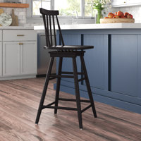 Abdoulaziz Swivel Counter Stool by Lark Manor