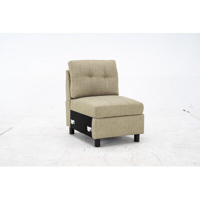 Alexent Modular Sofa Dark Gray by Latitude Run