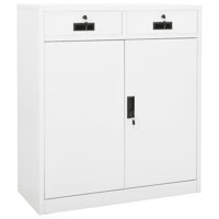 Office Cabinet 35.4" x 15.7" x 40.2" Steel by Inbox Zero
