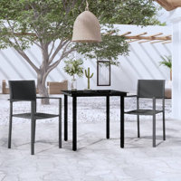 Rectangular 35.1" Long Dining Set with Cushions by Red Barrel Studio