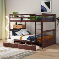Egne Full Over Full Standard Bunk Bed by Harriet Bee by Harriet Bee