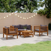 Sundri 5 Piece Lounge Sectional Seating Group by Ebern Designs