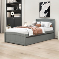 Twin Platform Bed with Trundle by Red Barrel Studio
