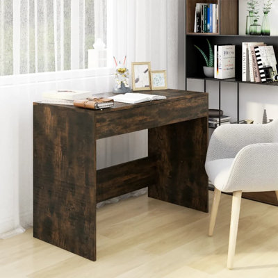 Desk with Drawers Computer Desk Home Office Study Table Engineered Wood by Latitude Run