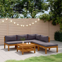 Takeira 6 Piece Lounge Sectional Seating Group by Ebern Designs