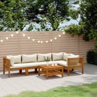 6 Piece Lounge Sectional Seating Group