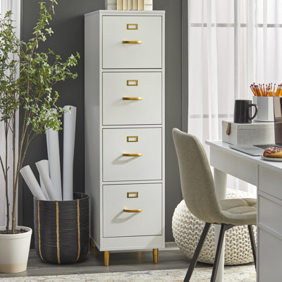 Holyoke 4-Drawer Vertical Filing Cabinet by Willa Arlo Interiors