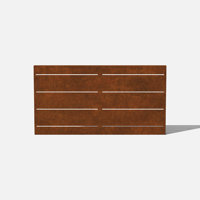 Veradek Decorative Screen Series Linear Privacy Screen 1 Panel (95% Privacy) by Veradek