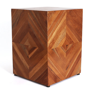 Teak Barn Door Stool (Zen)