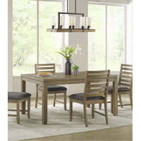 Gracie Oaks Saunders Extension Dining Table | Brown Acacia Wood | Extendable Seats 6, 8 by Gracie Oaks
