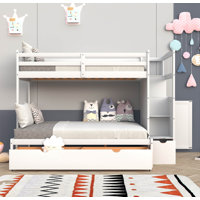 Faina Twin Over Full Bunk Bed by Harriet Bee by Harriet Bee