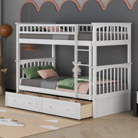 Evolette Twin over Twin Bunk Bed by Harriet Bee by Harriet Bee