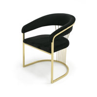 Keyleigh Velvet Upholstered Arm Chair by Everly Quinn
